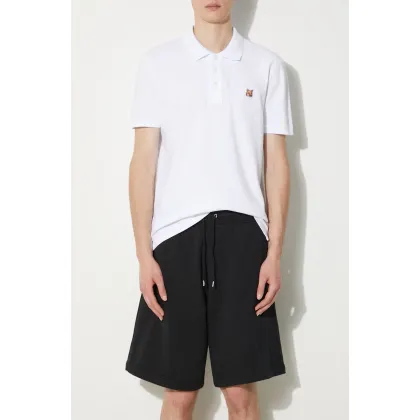 Zdjęcie Maison Kitsuné szorty bawełniane Bold Fox Head Patch Oversize Jog Shorts kolor czarny MM01121KM0001