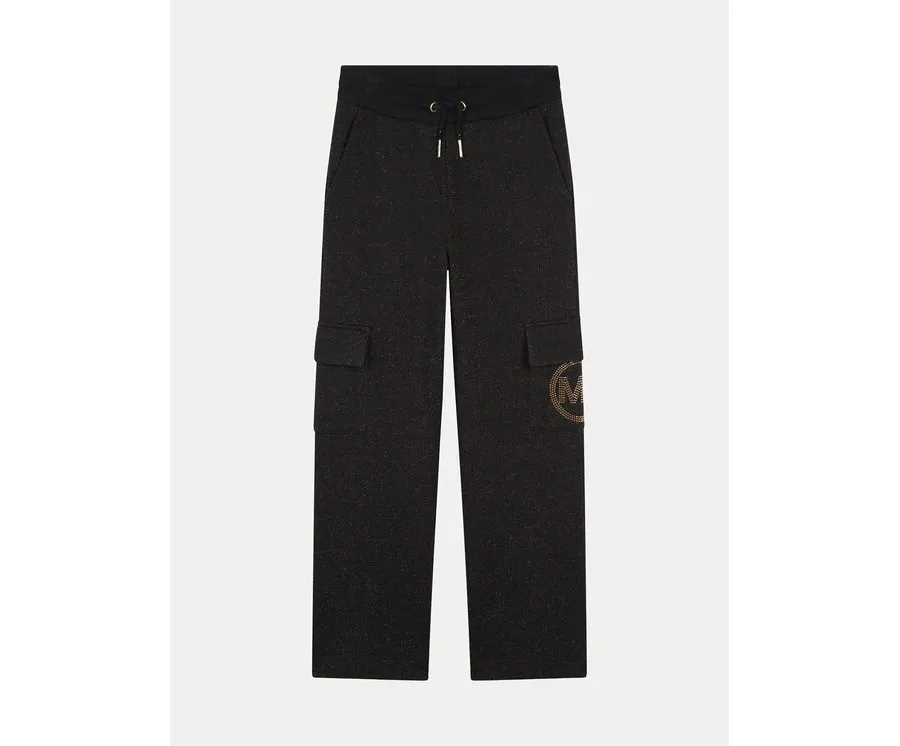 obrazek 1 MICHAEL KORS KIDS Spodnie dresowe R30183 M Czarny Regular Fit