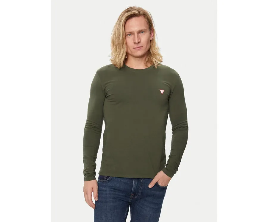 obrazek 1 Guess Longsleeve M2YI28 J1314 Zielony Slim Fit