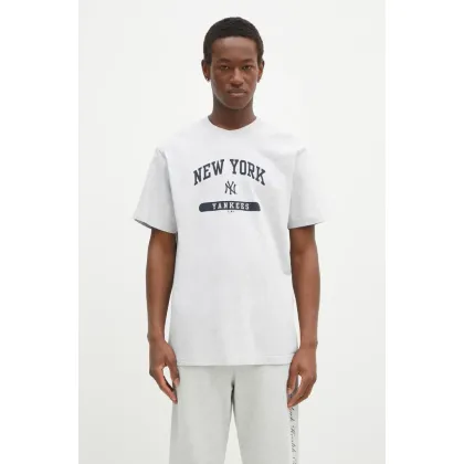 Zdjęcie Sporty & Rich t-shirt bawełniany League kolor szary z nadrukiem TO043505634GY03