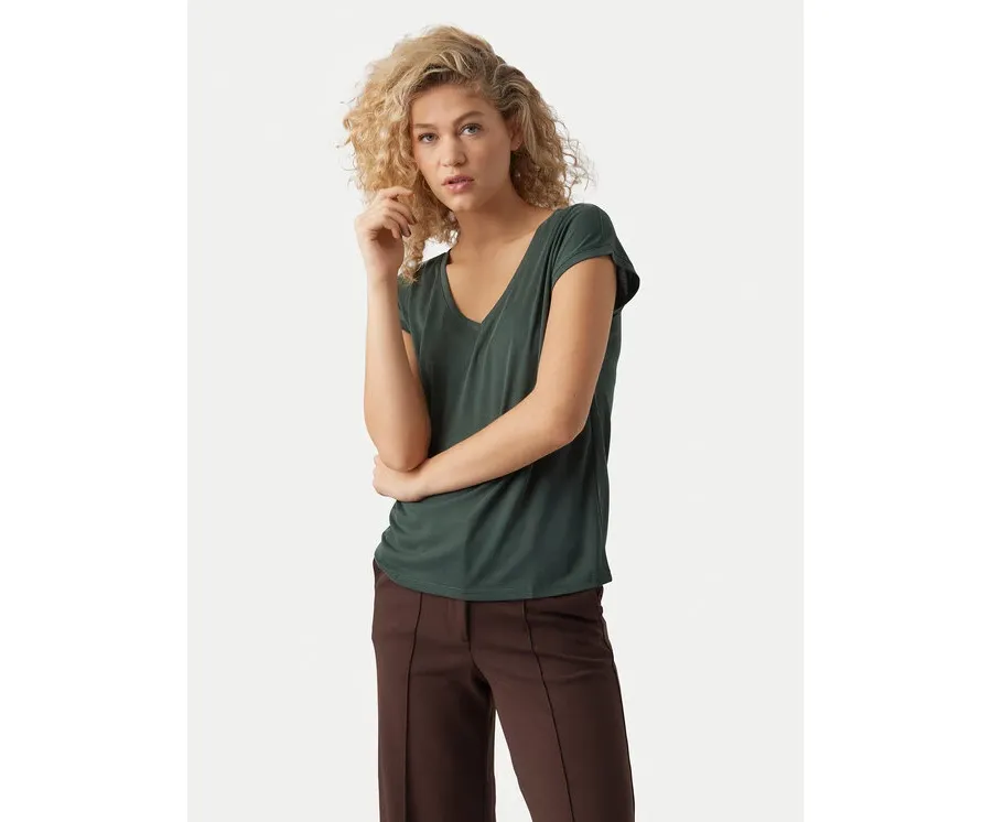 obrazek 1 Vero Moda T-Shirt Filli 10247666 Zielony Regular Fit