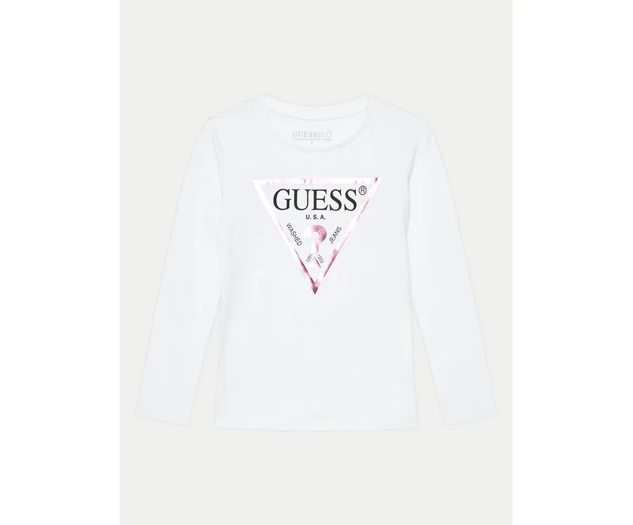 obrazek 1 Guess Bluzka K84I18 K8HM0 Biały Regular Fit