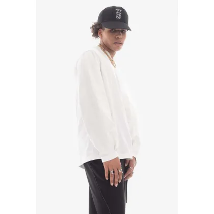 Zdjęcie Ader Error longsleeve bawełniany kolor biały gładki BMADSSTS0201WH-WH