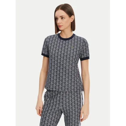 Zdjęcie Lacoste T-Shirt TF3244 Granatowy Slim Fit