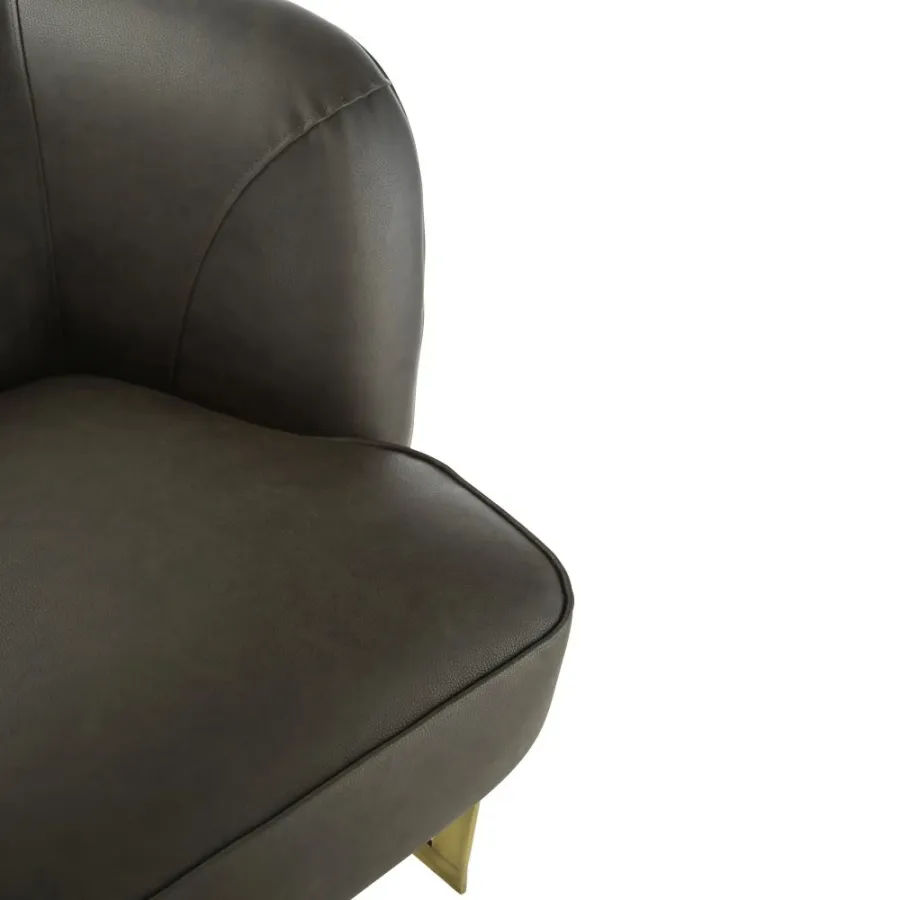 obrazek 2 Fotel z metalową podstawą H.75xL.90xP.74 cm