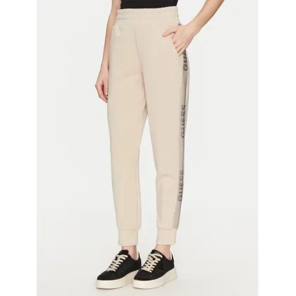 Zdjęcie Guess Spodnie dresowe W5RB00 KBYE2 Écru Regular Fit
