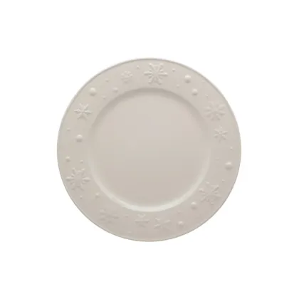 Zdjęcie Wzorzysty talerz obiadowy wykonany z ceramiki - Bordallo Pinheiro