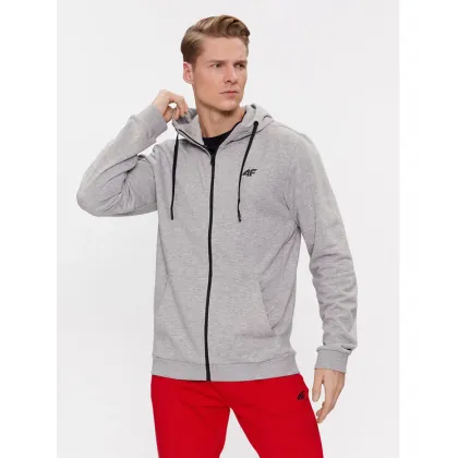 Zdjęcie 4F Bluza 4FAW23TSWSM695 Szary Regular Fit