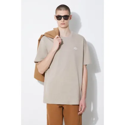 Zdjęcie Dickies t-shirt bawełniany kolor beżowy z aplikacją