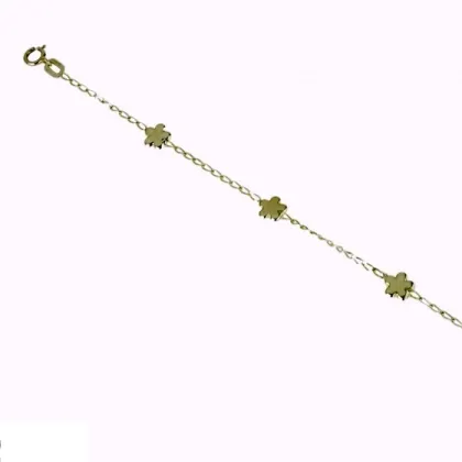 Zdjęcie Dziecięca bransoletka z kwiatami 14 cm