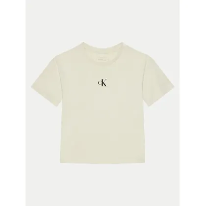 Zdjęcie Calvin Klein Jeans T-Shirt IG0IG02136 Beżowy Boxy Fit