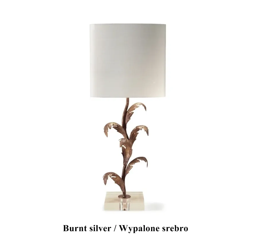 obrazek 2 Designerska lampa stołowa FLORENTINE LEAF marki Porta Romana