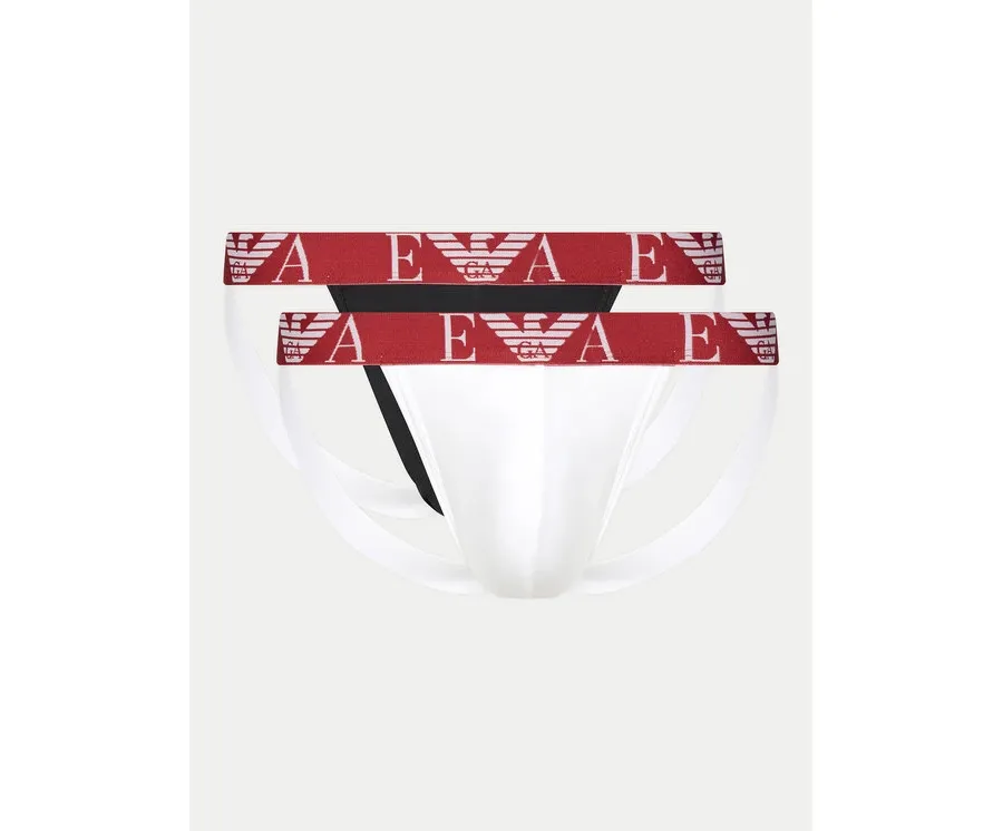 obrazek 1 Emporio Armani Underwear Komplet 2 par slipów Jock Strap EM000257 AF10778 M0080 Kolorowy