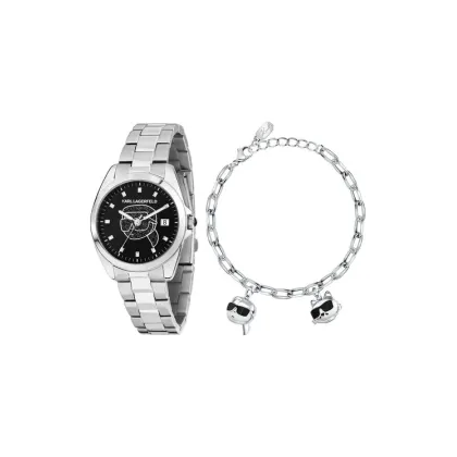 Zdjęcie KARL LAGERFELD Zegarek R0553101516 Srebrny