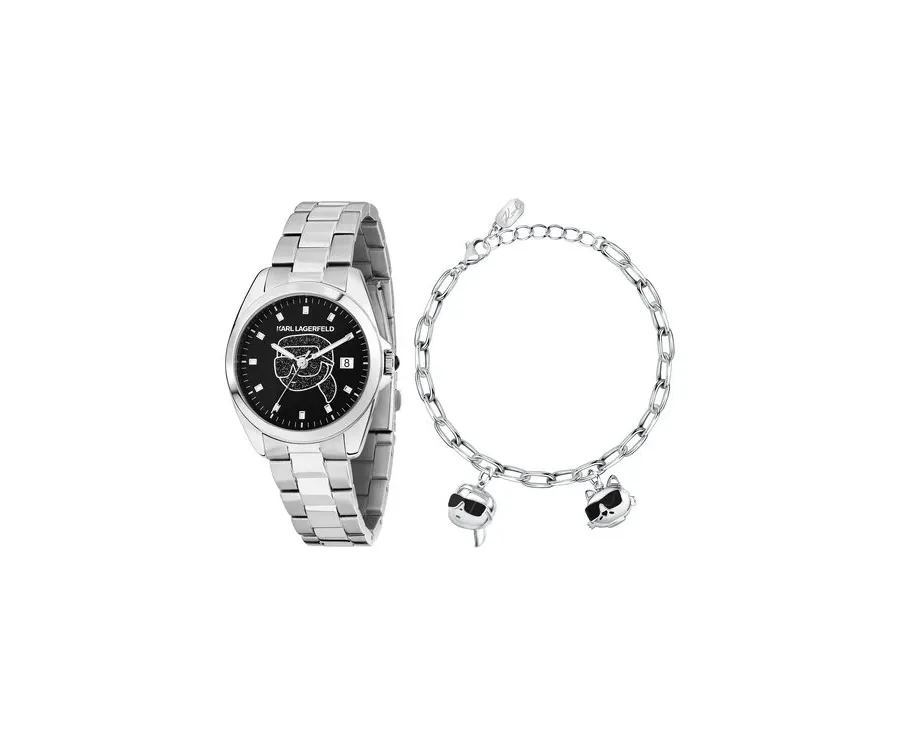 obrazek 1 KARL LAGERFELD Zegarek R0553101516 Srebrny