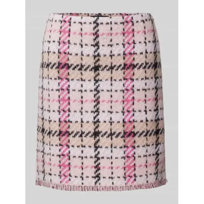 Zdjęcie Spódnica z dzianiny z frędzlami i detalem z logo