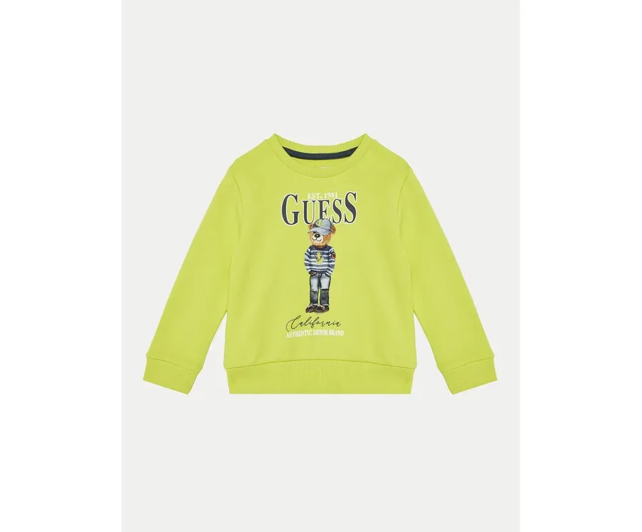 obrazek 1 Guess Bluza N5RQ05 KAD74 Zielony Regular Fit