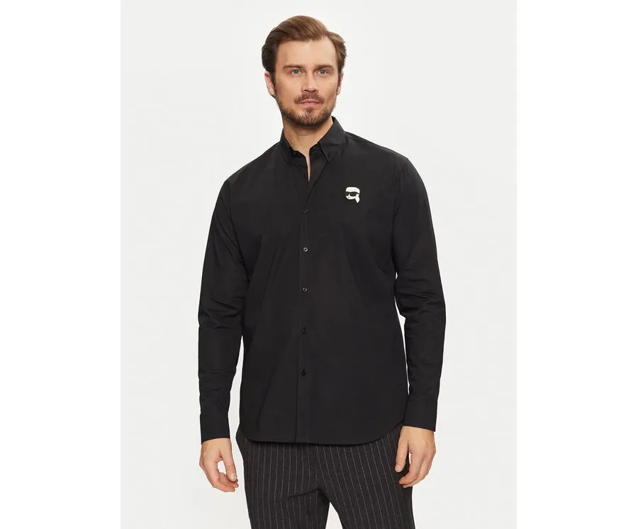 obrazek 1 KARL LAGERFELD Koszula 605911 551671 Czarny Regular Fit