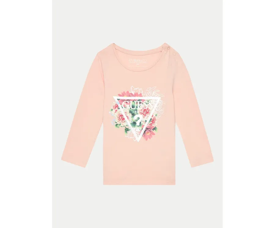 obrazek 1 Guess Bluzka A4YI05 K6YW4 Różowy Regular Fit