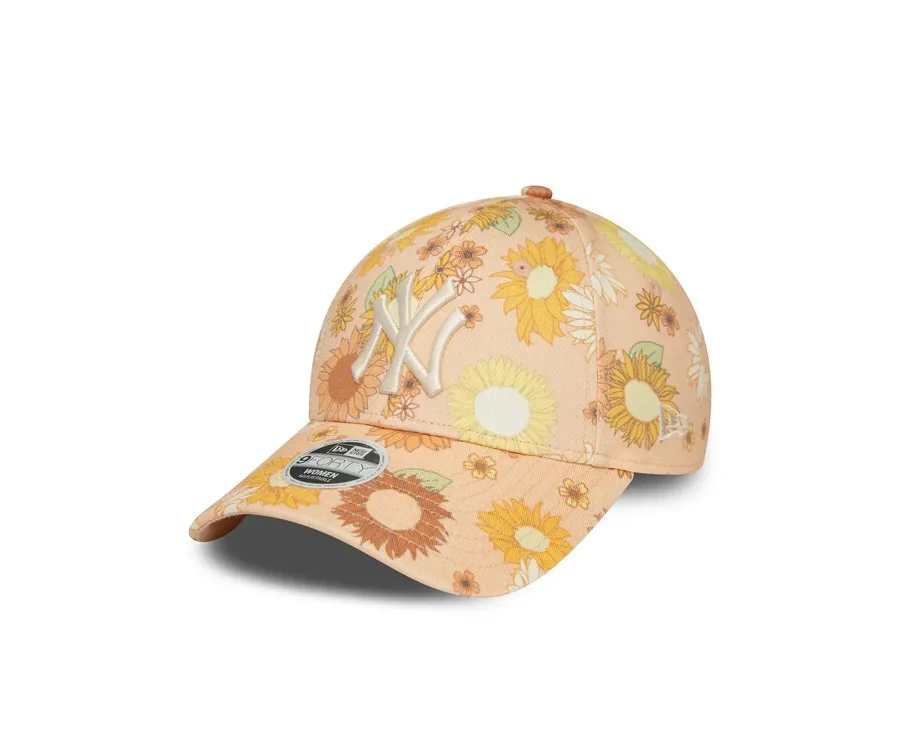 obrazek 1 New Era Czapka z daszkiem Wmns Floral Aop 940 Nyy 60435003 Pomarańczowy