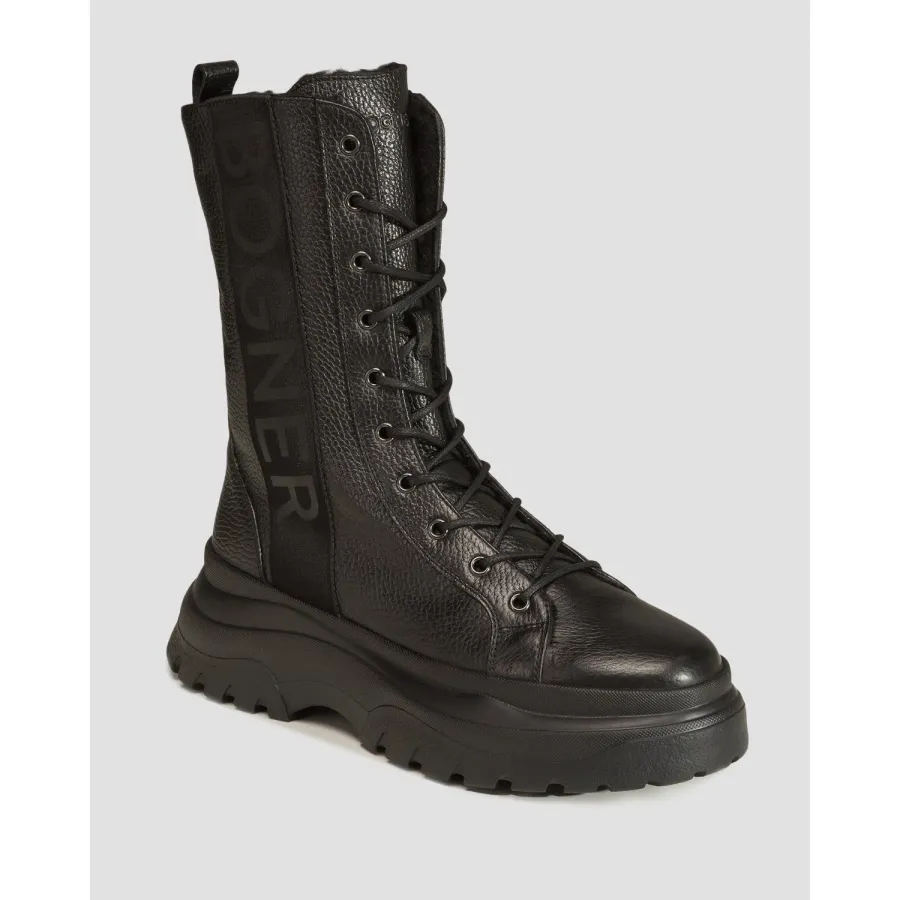 obrazek 1 Wysokie Buty Zimowe Damskie Bogner Banff 14 Czarne BOGNER