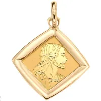 Zdjęcie Cudowny medalik z Twarzą Chrystusa 15x15mm