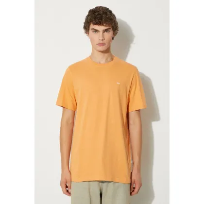 Zdjęcie Wood Wood t-shirt bawełniany kolor pomarańczowy wzorzysty 12315700.2491-ABRICOT