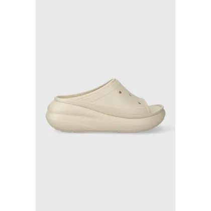 Zdjęcie Crocs Classic Crush Slide klapki kolor beżowy 208731.2Y2