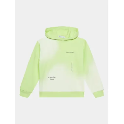 Zdjęcie Calvin Klein Jeans Bluza Spray IU0IU00549 Zielony Regular Fit