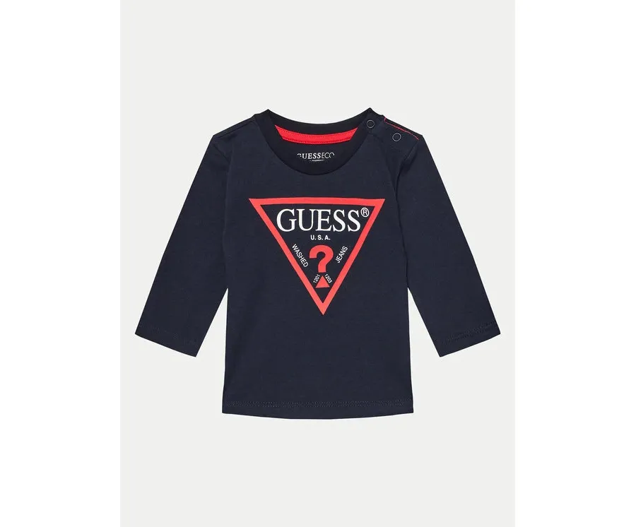 obrazek 1 Guess Bluzka N84I24 K8HM0 Granatowy Regular Fit
