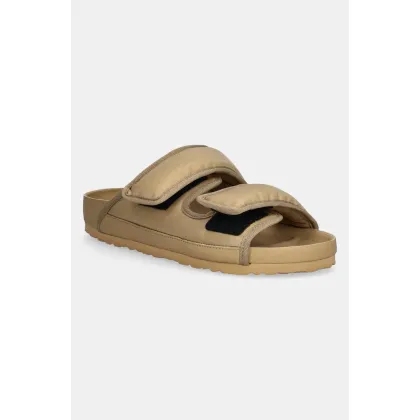Zdjęcie Birkenstock 1774 klapki Arizona CosNy EXQ SYN damskie kolor beżowy na platformie 1030369