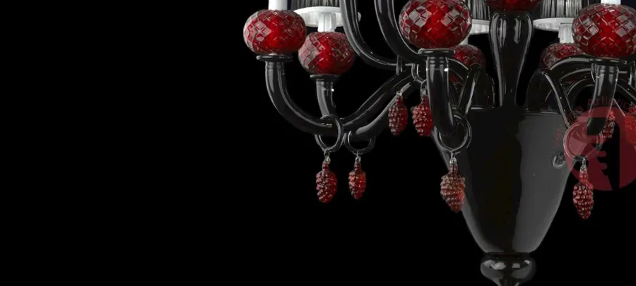 obrazek 3 Ekskluzywny żyrandol ze szkła Murano – Vetreria Artistica Rosa