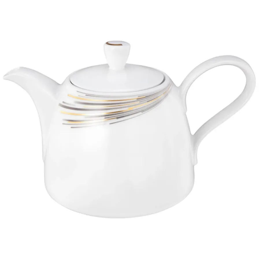 obrazek 1 Porcelanowy luksusowy dzbanek zdobiony nowoczesnym motywem - Seltmann Weiden