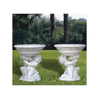 Picture A pair of stylish garden vases - Italpark