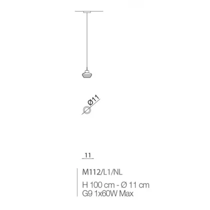 Zdjęcie Wyjątkowy żyrandol z kryształu - Il Paralume Marina