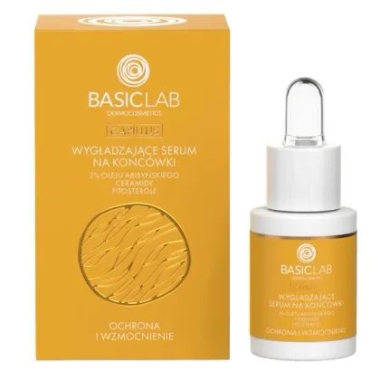 Zdjęcie Basiclab Wygładzające serum na końcówki włosów 16 ml Basiclab Dermocosmetics