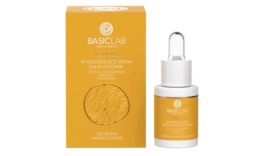 obrazek 1 Basiclab Wygładzające serum na końcówki włosów 16 ml Basiclab Dermocosmetics