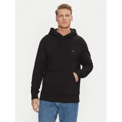 Zdjęcie Calvin Klein Jeans Bluza Woven Label Hoodie J30J327113 Czarny Regular Fit