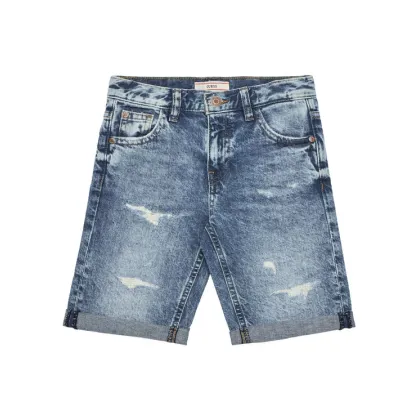 Zdjęcie Guess Szorty jeansowe L5GD00 D41E0 Niebieski Regular Fit