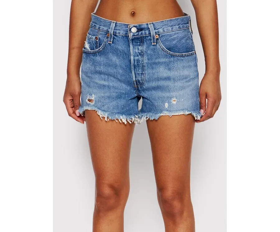 obrazek 1 Levi's® Szorty jeansowe Original 56327-0081 Niebieski Regular Fit