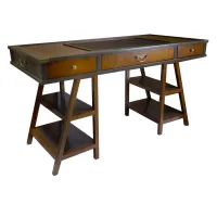 Picture Luxurious wooden desk in vintage style - Authentic Models