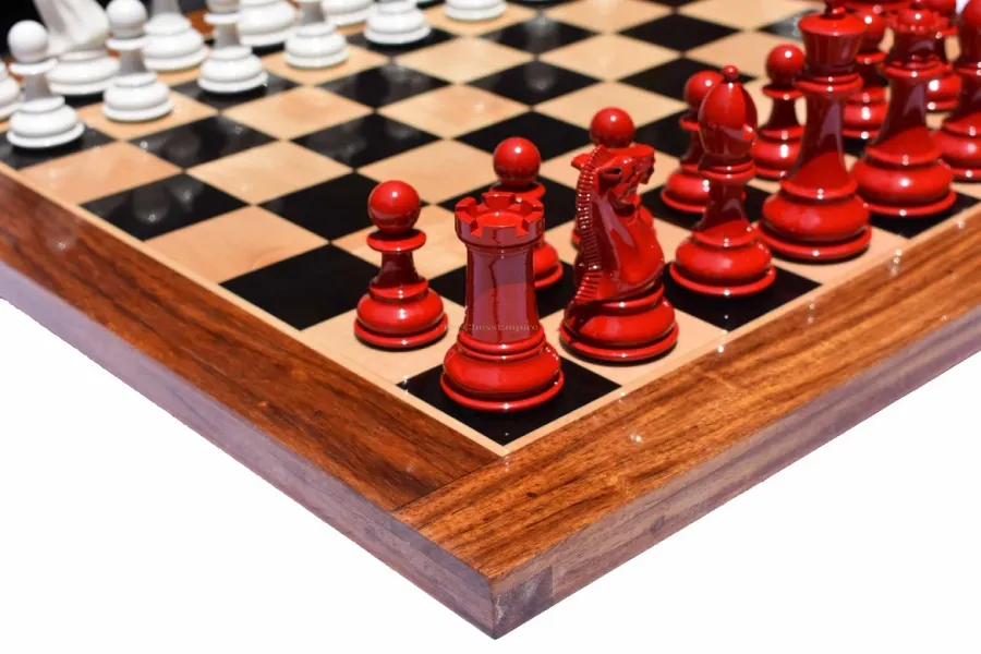 obrazek 2 Idealny na prezent drewniany zestaw szachowy - The Chess Empire