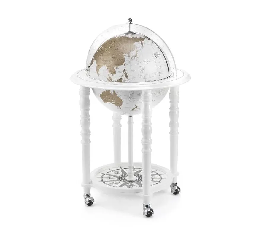 obrazek 2 Designerski globobarek do biura lub gabinetu - białe wykończenie