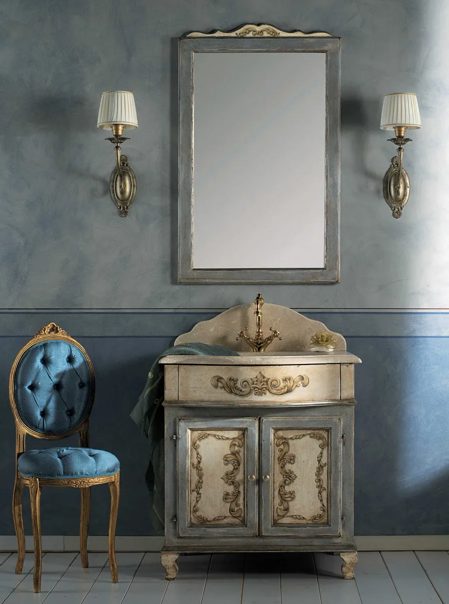 picture 1 Set of wooden bathroom items of furniture - Interiors Italia