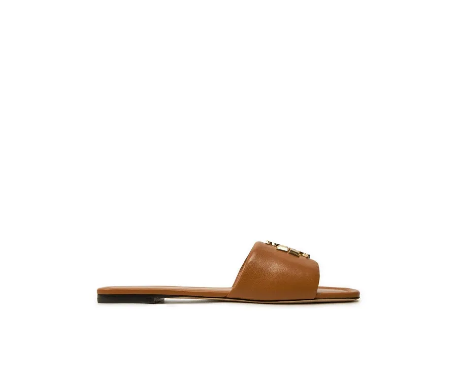 obrazek 1 Tory Burch Klapki Eleanor Slide 157966 Brązowy