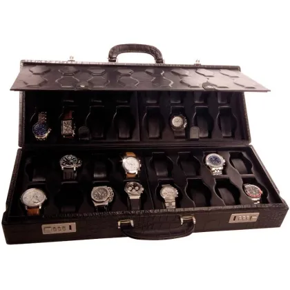 Zdjęcie Duża teczka do przechowywania zegarków - na 32 sztuki!