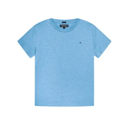 Zdjęcie Tommy Hilfiger T-Shirt Basic Cn Knit S KB0KB04140 D Błękitny Regular Fit