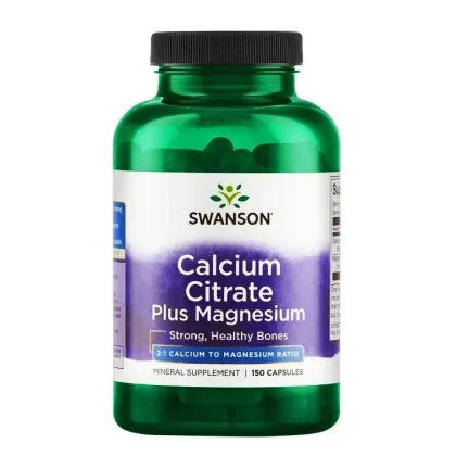Zdjęcie Swanson Cytrynian Wapnia i Magnez Kapsułki