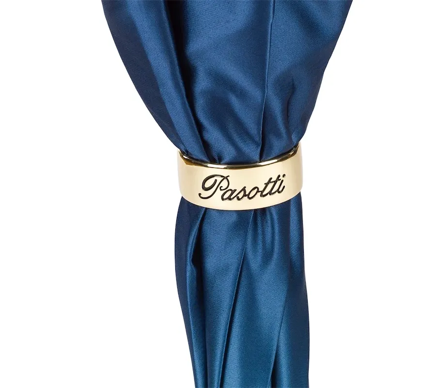obrazek 6 Elegancki granatowy parasol damski zdobiony oryginalnym motywem – Pasotti