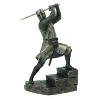Zdjęcie Niesamowita statuetka rycerza z zakonu Templariuszy